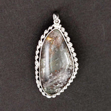 Load image into Gallery viewer, Light Ash Scenic Quartz Crystal Silver .925 Pendant