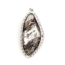 Load image into Gallery viewer, Light Ash Scenic Quartz Crystal Silver .925 Pendant