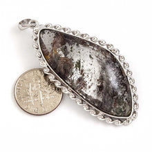 Load image into Gallery viewer, Light Ash Scenic Quartz Crystal Silver .925 Pendant
