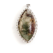 Load image into Gallery viewer, Smoky Multi-Color Quartz Crystal Sterling Silver Pendant