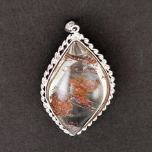 Load image into Gallery viewer, Large Hazel Quartz Crystal Sterling Silver Pendant
