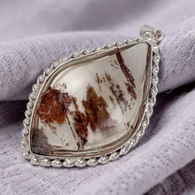 Load image into Gallery viewer, Large Hazel Quartz Crystal Sterling Silver Pendant