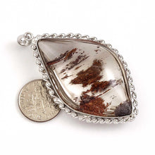 Load image into Gallery viewer, Large Hazel Quartz Crystal Sterling Silver Pendant