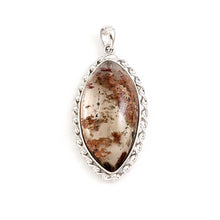 Load image into Gallery viewer, Hazel Gray Quartz Crystal Sterling Silver Pendant