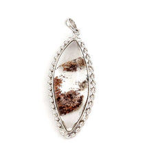 Load image into Gallery viewer, Brown Tan Quartz Crystal Sterling Silver Pendant