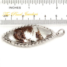 Load image into Gallery viewer, Brown Tan Quartz Crystal Sterling Silver Pendant