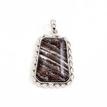 Load image into Gallery viewer, Sterling Silver Ash Pink Scenic Quartz Crystal Pendant