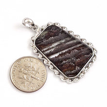 Load image into Gallery viewer, Sterling Silver Ash Pink Scenic Quartz Crystal Pendant