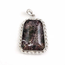 Load image into Gallery viewer, Pink Olive Quartz Crystal Sterling Silver Pendant