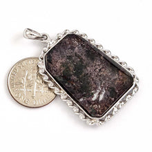 Load image into Gallery viewer, Pink Olive Quartz Crystal Sterling Silver Pendant