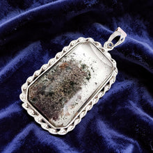 Load image into Gallery viewer, Grey Ash Quartz Crystal Sterling Silver Pendant