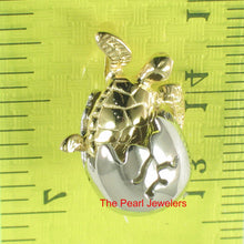 Load image into Gallery viewer, 9230200-Hawaiian-Jewelry-Newly-Born-Honu-Crafted-Solid-Silver-925-Pendant