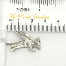 Load image into Gallery viewer, 9230230 STERLING SILVER DIAMOND CUT HAWK EAGLE PENDANT CHARM NECKLACE