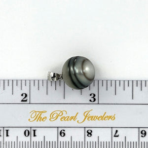 92T0012A SOLID SILVER .925 BAIL GENUINE BAROQUE TAHITIAN PEARL PENDANT