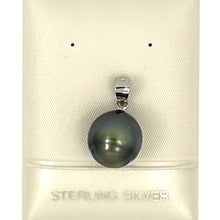 Load image into Gallery viewer, 92T0013A GENUINE NATURAL BLACK TAHITIAN PEARL PENDANT