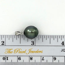 Load image into Gallery viewer, 92T0013A GENUINE NATURAL BLACK TAHITIAN PEARL PENDANT