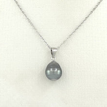 Load image into Gallery viewer, 92T0014C GENUINE BAROQUE NATURAL GRAY TAHITIAN PEARL PENDANT