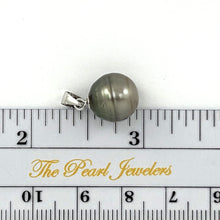 Load image into Gallery viewer, 92T0015 NATURAL SMOKE TONE GENUINE BAROQUE TAHITIAN PEARL PENDANT