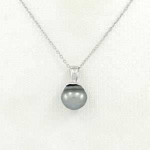 92T0022 GENUINE BAROQUE TAHITIAN PEARL PENDANT