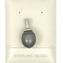 Load image into Gallery viewer, 92T0035C GENUINE BAROQUE NATURAL BLACK TAHITIAN PEARL PENDANT