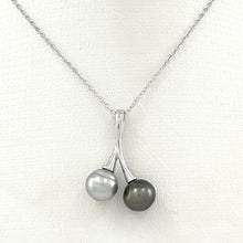 Load image into Gallery viewer, 92T0302B GENUINE TWINS TAHITIAN PEARLS CHERRIES DESIGN PENDANT