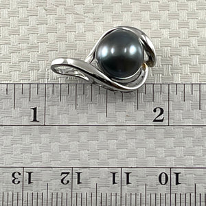 Embrace Black Tahitian Pearl Pendant