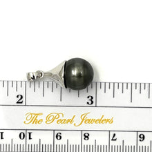 Load image into Gallery viewer, 92T0371D GENUINE BAROQUE TAHITIAN PEARL SOLID STERLING SILVER 925 BELL PENDANT