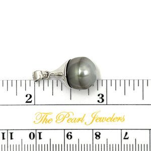 92T0372-Silver-925-Bell-Genuine-Baroque-Tahitian-Pearl-Pendant-Necklace