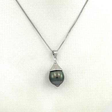 Genuine Baroque Tahitian Pearl Bell Pendant