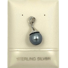 Load image into Gallery viewer, 92T0381C SILVER 925 BELL GENUINE BAROQUE TAHITIAN PEARL PENDANT