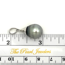 Load image into Gallery viewer, 92T0383 SILVER 925 BELL GENUINE BAROQUE TAHITIAN PEARL PENDANT