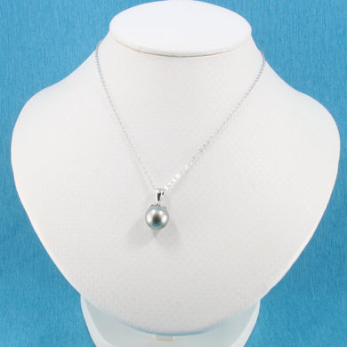 Gray Tahitian Pearl Flower-Bale Pendant