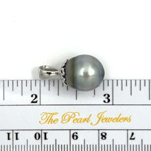 Load image into Gallery viewer, 92T2312E SILVER 925 BELL GENUINE BAROQUE TAHITIAN PEARL PENDANT