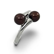 Load image into Gallery viewer, Twin AAA Chocolate Freshwater Pearl Cocktail Ring – .925 Sterling Silver