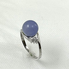 Load image into Gallery viewer, 9312262 Solid Sterling Silver 925 Lavender Jade Cubic Zirconia Cocktail Rings