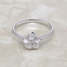 Load image into Gallery viewer, 9330030-Tradition-Hawaiian-Jewelry-Solid-Sterling-Silver-Plumeria-Flower-Ring