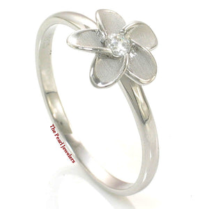 9330040-Solid-Silver-925-Hawaiian-Plumeria-Cubic-Zirconia-Band-Ring