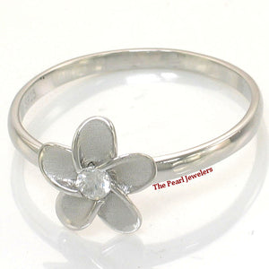 9330040-Solid-Silver-925-Hawaiian-Plumeria-Cubic-Zirconia-Band-Ring