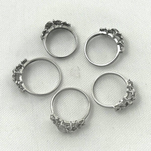 9330050-Silver-.925-Tradition-Hawaiian-Triple-Plumeria-Design-Rings