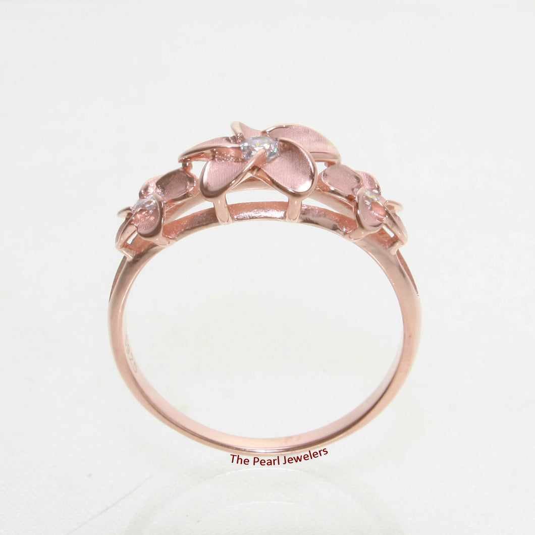 9330065-Rose-Gold-Plated-Solid-Silve-925-Hawaiian-Plumeria-Ring