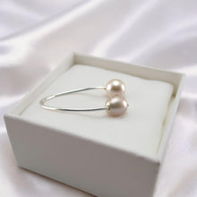 Load image into Gallery viewer, Solid Sterling Silver .925 Twin Pink Freshwater Pearl Cocktail Ring