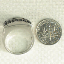 Load image into Gallery viewer, Sterling Silver Black Onyx Abacus Ring