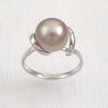 Load image into Gallery viewer, Solid Sterling Silver .925 Smoke White Tahitian Pearl Wrap Ring