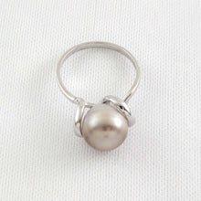 Load image into Gallery viewer, Solid Sterling Silver .925 Smoke White Tahitian Pearl Wrap Ring