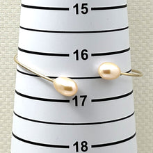 Load image into Gallery viewer, 9400272- DOUBLE PEACH CULTURED PEARL CUFF BRACELETS