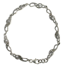 Load image into Gallery viewer, Infinity Design Marcasite Bracelet – 925 Sterling Silver