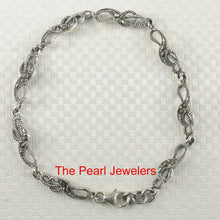 Load image into Gallery viewer, Infinity Design Marcasite Bracelet – 925 Sterling Silver