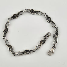 Load image into Gallery viewer, Infinity Design Marcasite Bracelet – 925 Sterling Silver