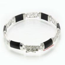 Load image into Gallery viewer, Black Onyx Dragon Design Bracelet – Sterling Silver 925
