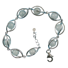 Load image into Gallery viewer, Jade Lucky Lantern Bracelet – 925 Sterling Silver